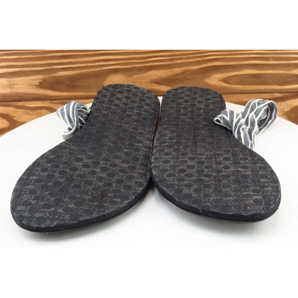 Sanuk‎ Sz 10 M Gray Slide Fabric Women Sandals - Picture 8 of 8